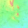 Mapa topográfico Bassi Tehsil, mapa de relieve, mapa de altitud