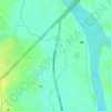 Mapa topográfico Ward 18, mapa de relieve, mapa de altitud