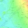 Mapa topográfico Patan, mapa de relieve, mapa de altitud
