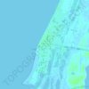 Mapa topográfico Celestún, mapa de relieve, mapa de altitud