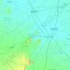 Mapa topográfico Charkhi Dadri, mapa de relieve, mapa de altitud