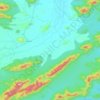 Mapa topográfico Sarankul, mapa de relieve, mapa de altitud