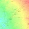 Mapa topográfico Becharaji Taluka, mapa de relieve, mapa de altitud