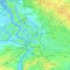 Mapa topográfico Anvers, altitud, relieve