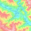 Mapa topográfico Lucre, altitud, relieve
