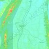 Mapa topográfico Hailakandi, mapa de relieve, mapa de altitud