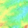 Mapa topográfico Relegem, altitud, relieve