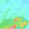 Mapa topográfico Berhampur, mapa de relieve, mapa de altitud