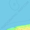 Mapa topográfico Progreso, mapa de relieve, mapa de altitud