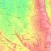 Mapa topográfico Baran, mapa de relieve, mapa de altitud