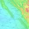 Mapa topográfico Rupnagar, mapa de relieve, mapa de altitud