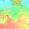 Mapa topográfico Jamui, mapa de relieve, mapa de altitud