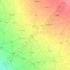 Mapa topográfico Sangrur, mapa de relieve, mapa de altitud