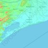 Mapa topográfico Puri, mapa de relieve, mapa de altitud
