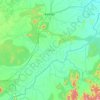 Mapa topográfico Tushura, mapa de relieve, mapa de altitud