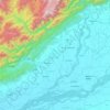 Mapa topográfico Lakhimpur, mapa de relieve, mapa de altitud