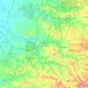 Mapa topográfico Vaghai Taluka, mapa de relieve, mapa de altitud