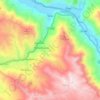 Mapa topográfico Taray, altitud, relieve