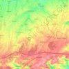Mapa topográfico Fernelmont, mapa de relieve, mapa de altitud