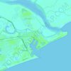 Mapa topográfico Paradip, mapa de relieve, mapa de altitud