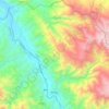 Mapa topográfico Pichari, altitud, relieve