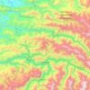 Mapa topográfico Quelloúno, altitud, relieve