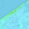 Mapa topográfico Le Coq, altitud, relieve