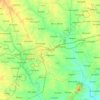 Mapa topográfico Bargarh, mapa de relieve, mapa de altitud