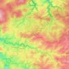 Mapa topográfico Bütgenbach, mapa de relieve, mapa de altitud