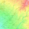 Mapa topográfico Kheda District, mapa de relieve, mapa de altitud