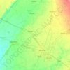 Mapa topográfico Jalandhar II Tahsil, mapa de relieve, mapa de altitud
