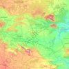 Mapa topográfico Ramgarh, mapa de relieve, mapa de altitud