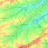 Mapa topográfico Wemmel, altitud, relieve