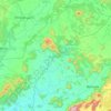Mapa topográfico Malkangiri, mapa de relieve, mapa de altitud