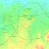 Mapa topográfico Jamnagar, mapa de relieve, mapa de altitud