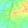 Mapa topográfico Palanpur, mapa de relieve, mapa de altitud